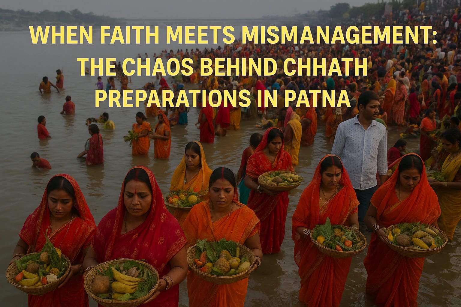 When Faith Meets Mismanagement: The Chaos Behind Chhath Preparations