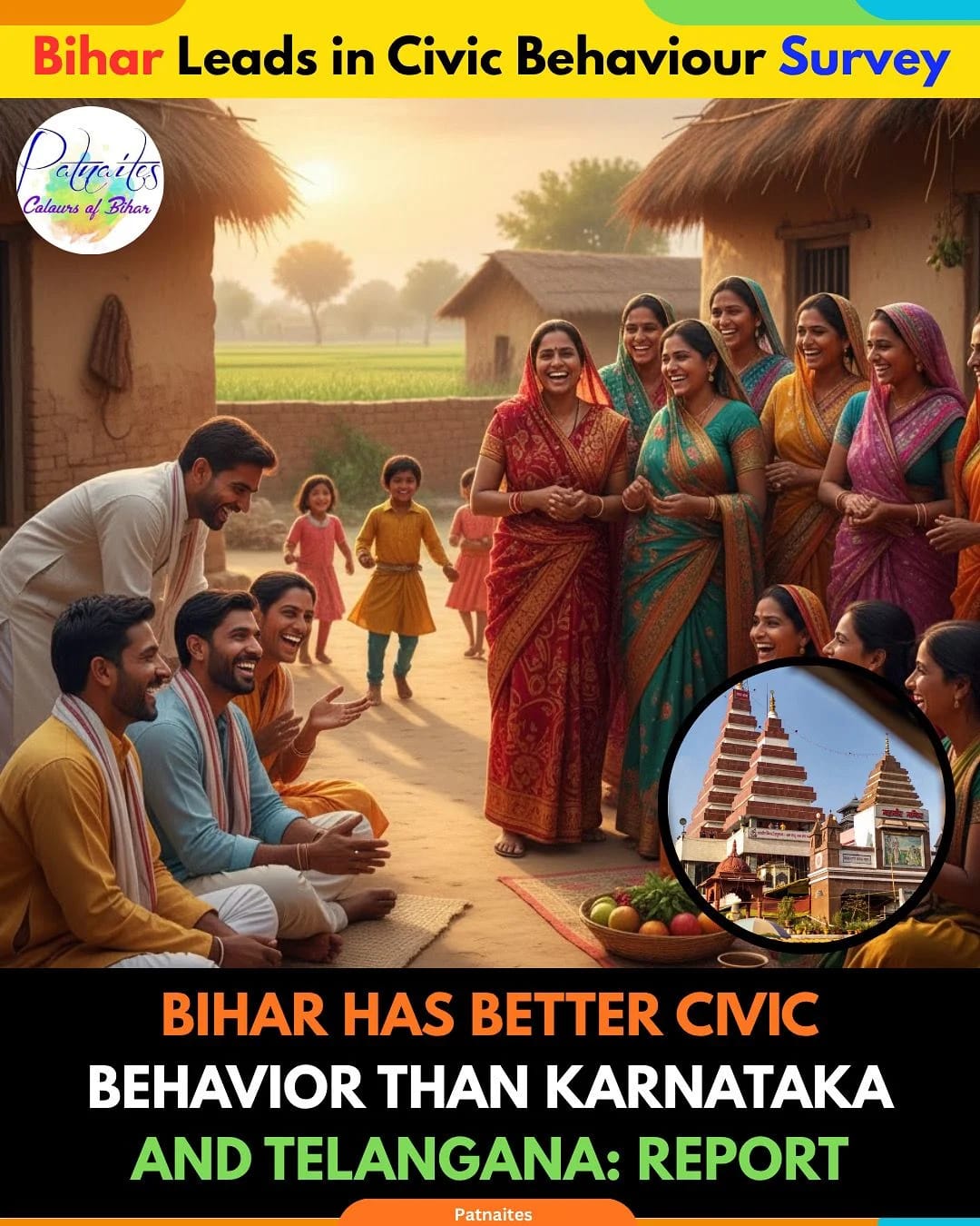 Bihar Leads in Civic Behaviour survey