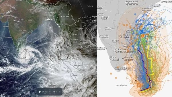 Cyclone Ditwah and Remnants of Cyclone Senyar Trigger Widespread Weather Alerts in South India