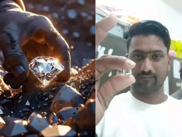 Rare Natural Green Diamond Found in Panna by Two Young Men