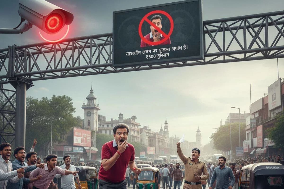 Patna Municipal Corporation Imposes Fines for Spitting in Public, CCTV Surveillance to Enforce Rule