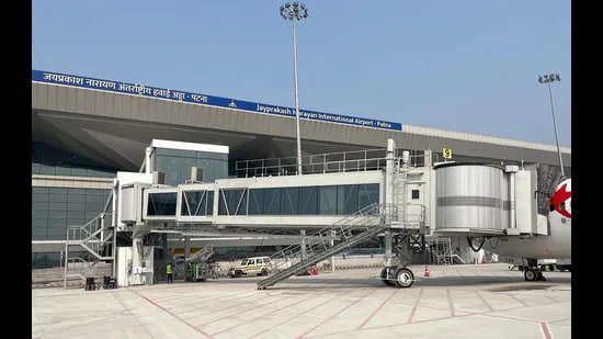 Third Aerobridge Becomes Operational at Patna Airport, Enhancing Passenger Convenience
