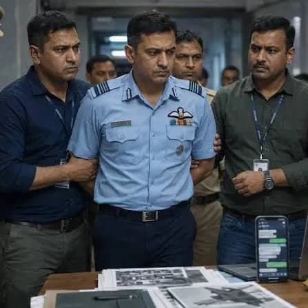 IAF Wing Commander Arrested Over Alleged Espionage; Pakistan Intelligence Link Under Investigation
