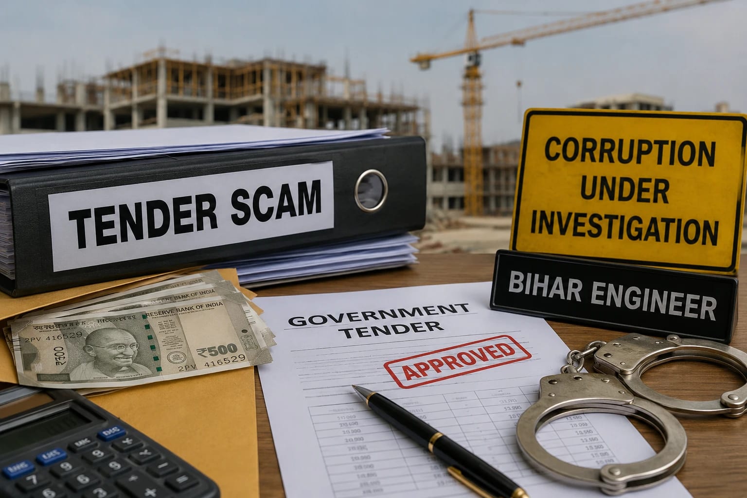 Bihar Tender Scam: Engineers and Officials Under Investigation Over Alleged Irregularities