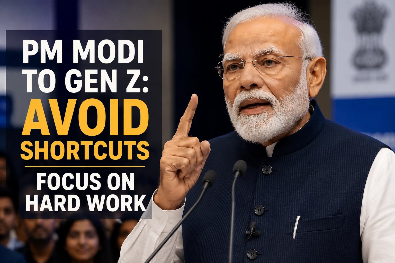 PM Modi Urges Gen Z to Avoid Shortcuts and Focus on Long-Term Success