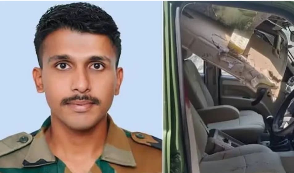 Petrol attack on Soldier