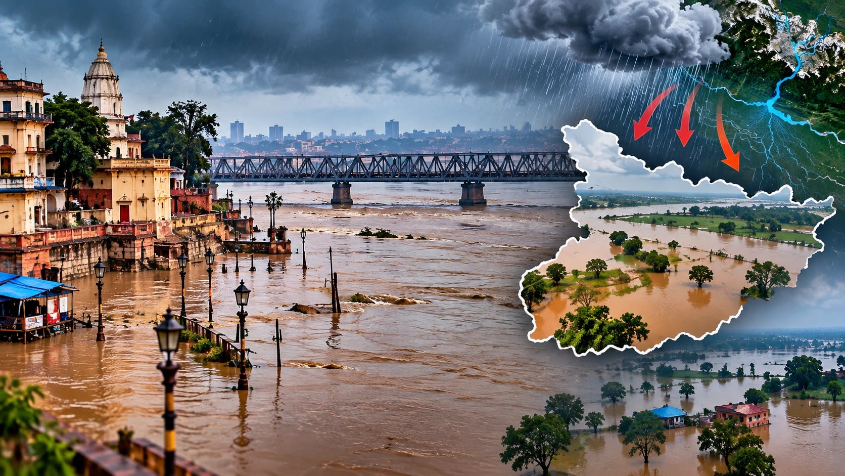 Bihar Flood Update: What Patna Residents Need to Know as Rivers Remain Above Warning Levels