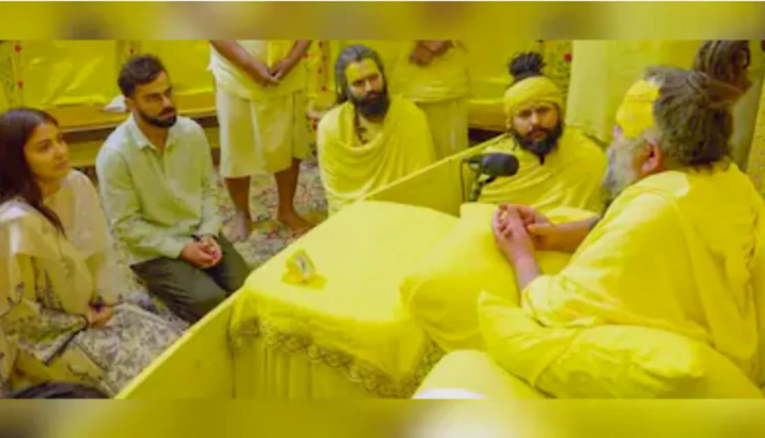 Was virat kohli paid ₹5 cr.to visit Premanand Maharaj aashram
