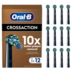Oral-B Pro Cross Action Electric Toothbrush Replacement Heads (12 Pack)