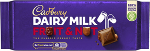 Cadbury Dairy Milk Fruit & Nut Chocolate Bar (180g)