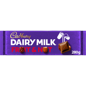 Cadbury Dairy Milk Fruit & Nut Chocolate Bar, 280g