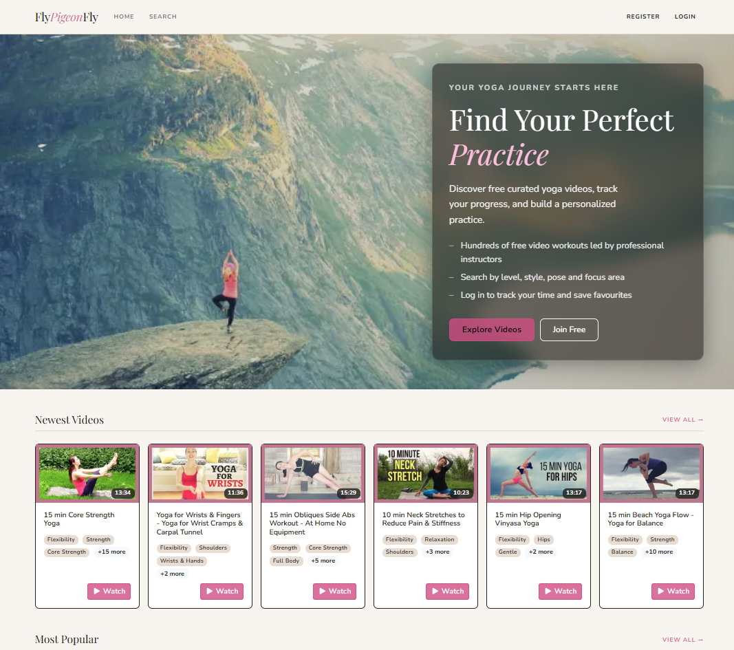 FlyPigeonFly Homepage