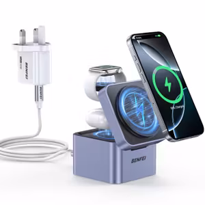 3-in-1 Foldable Wireless Charging Stand