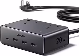 UGREEN Extension Lead with 4 USB Slots