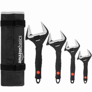 4-Piece Adjustable Wrench Set