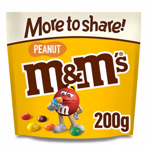 M&M's Peanut Milk Chocolate Crispy Shell Sweets