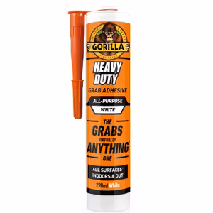 Gorilla Heavy Duty Grab Adhesive White 290ml
