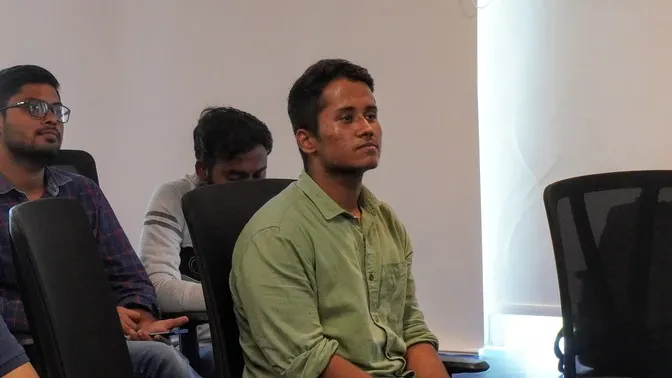 Ganesh at MongoDB x LocalStack Meetup 2023