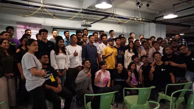 Ganesh at Push Protocol Meetup April 2023