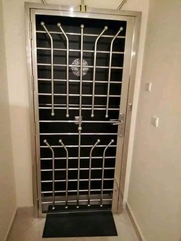 Garde-corps forgé posé