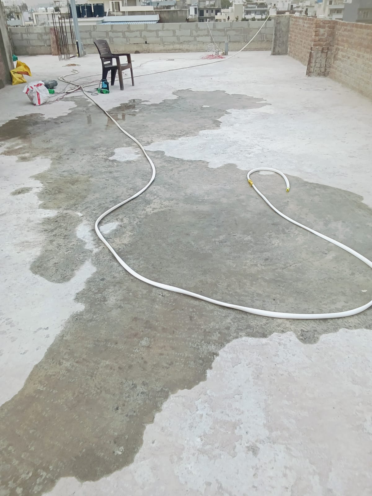 Multi-layer Cementitious Terrace Inspection