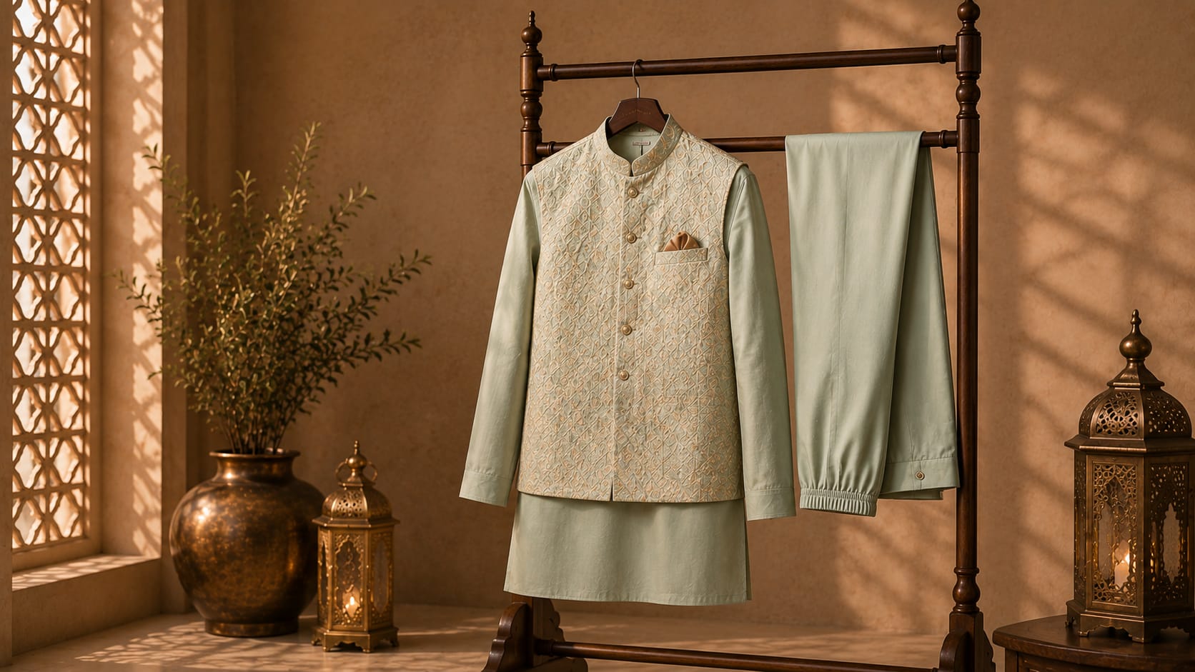 Kurta jacket set