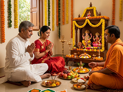 Pooja At Home
