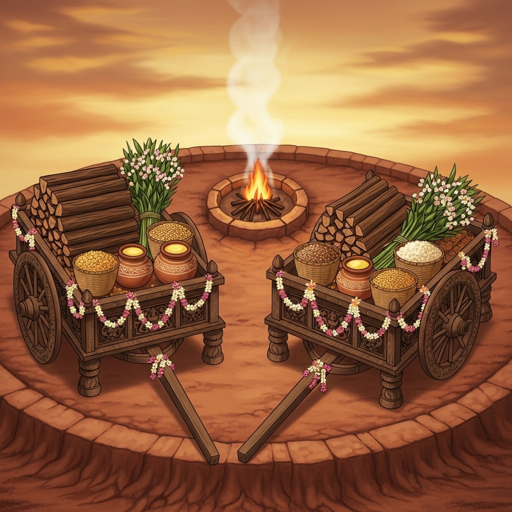 Two Sacrificial Carts