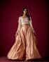 A-CA 024 Peach Dress - Luxury Pakistani Casual Dress - View 3