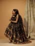 UB-027 -Black Frock - Luxury Pakistani Party Wear - View 3