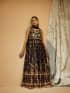 UB-027 -Black Frock - Luxury Pakistani Party Wear - View 4