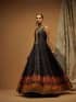 Teal Blue Fork - Luxury Pakistani Formal Dress - View 4