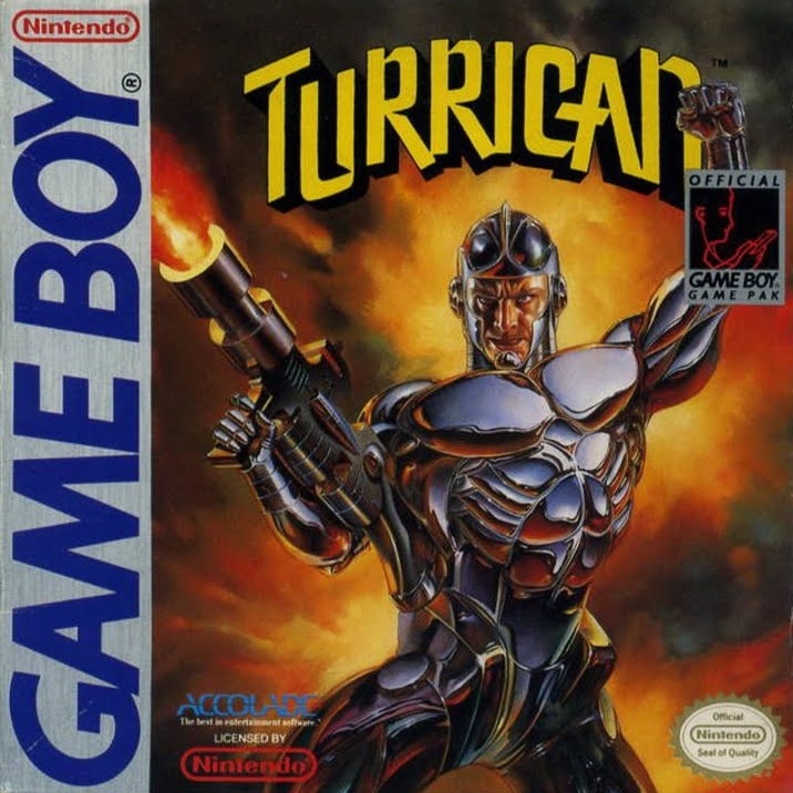 Capa do jogo Turrican para plataforma Game Boy