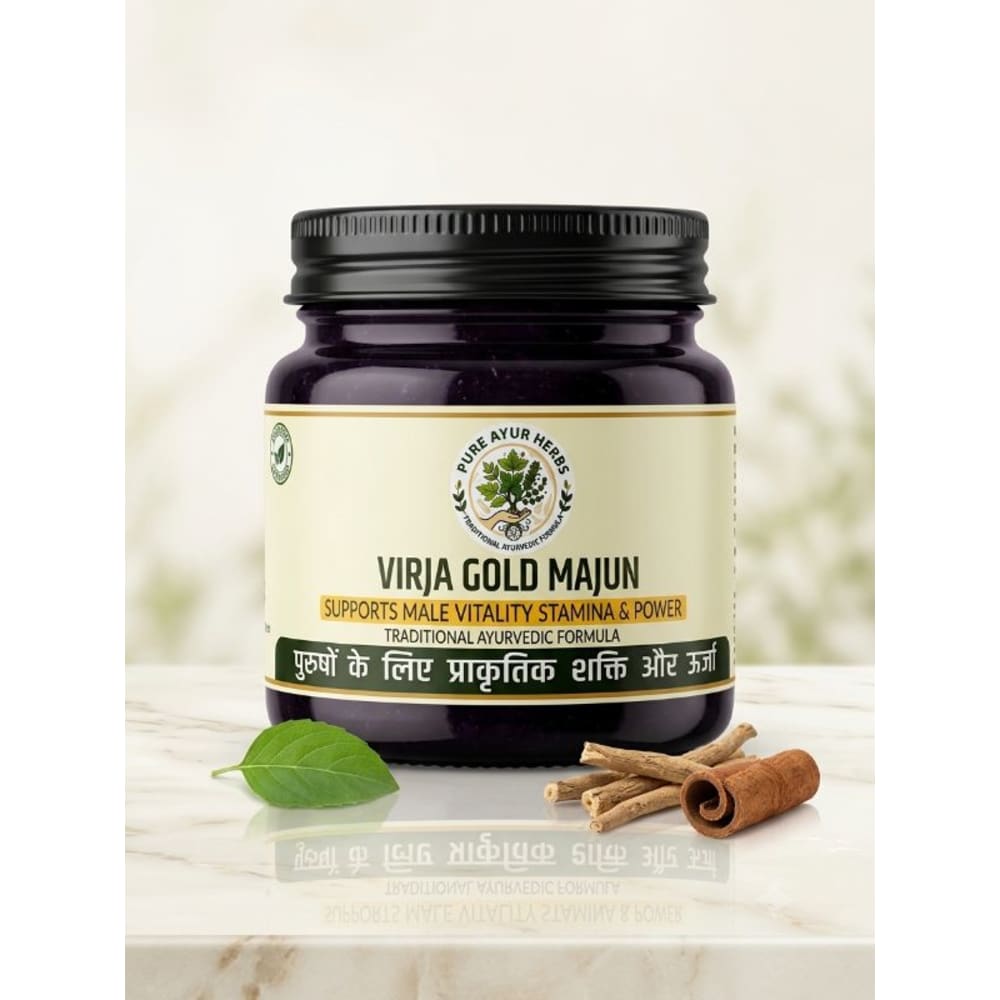 VIRJA GOLD MAJUN - 100% Certified Ayurvedic Remedy | Pure Ayur Herbs