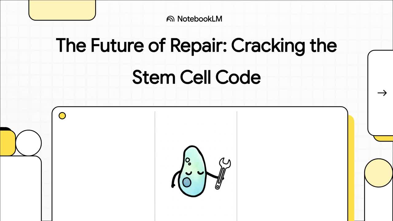 The Future of Repair: Cracking the Stem Cell Code