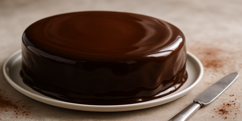 Glossy Chocolate Glaze