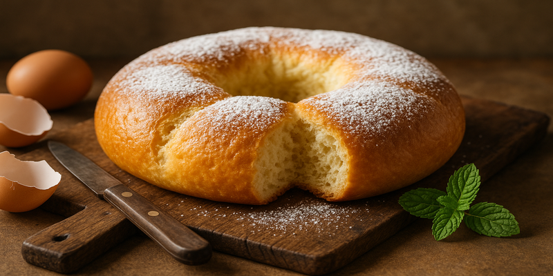Traditional Easter Mona with Fresh Yeast