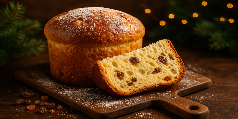 Panettone with fresh yeast