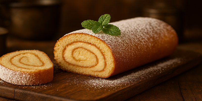 Traditional Swiss roll