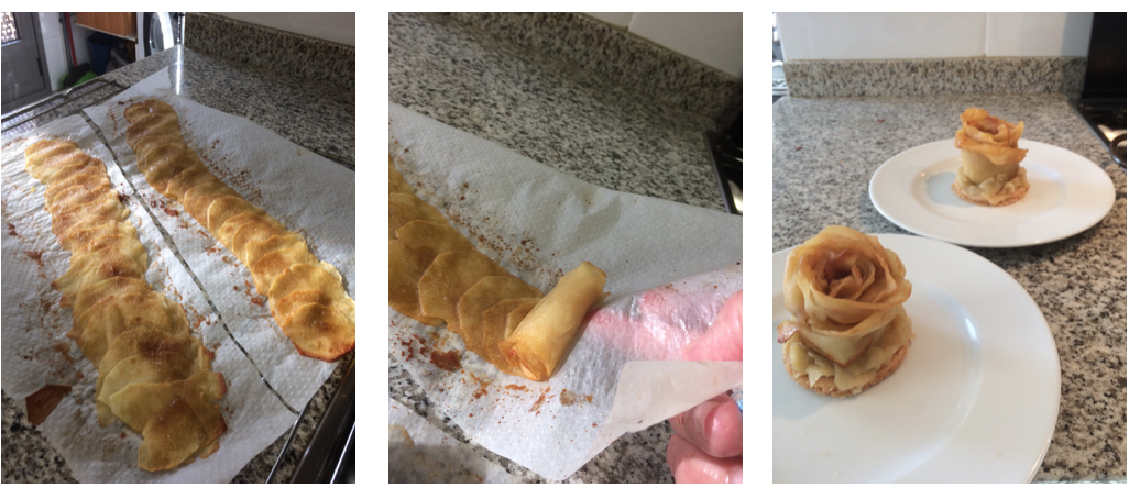 Flors de Poma (tartaletes individuals) — Base de lstreusel
