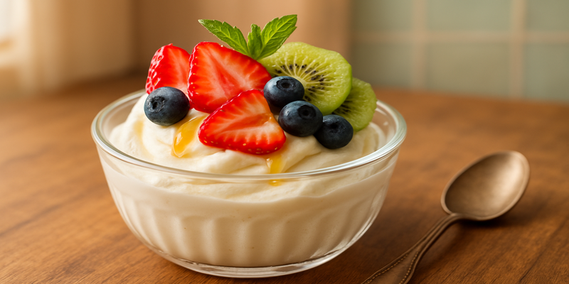 Creamy fruit ice cream (not popsicles)