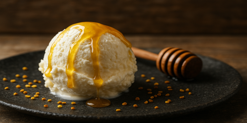 Mató and Honey Ice Cream