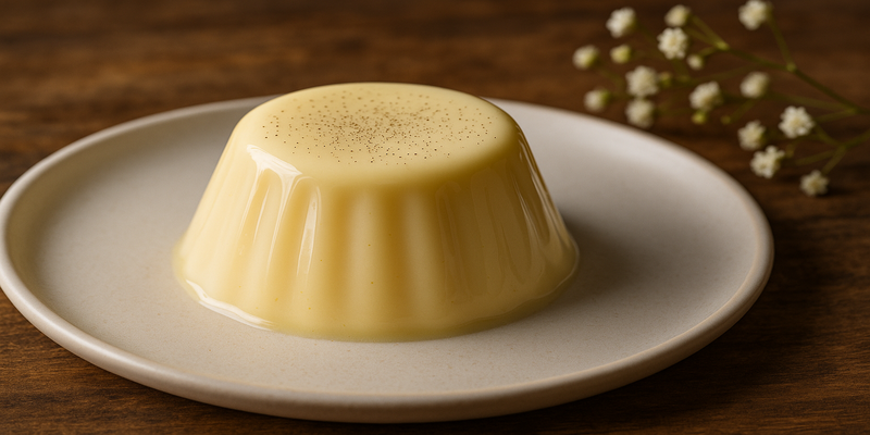 Traditional Pannacotta with Eggs