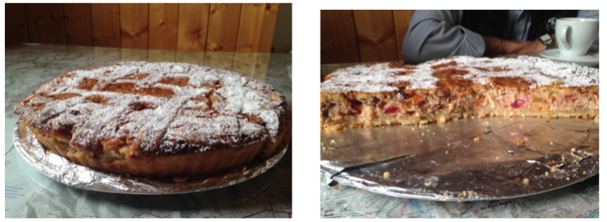 Neapolitan pastiera (pizza di granno)