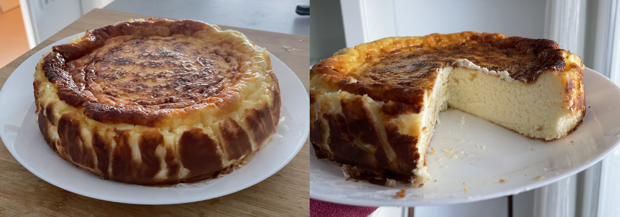 Pastís de formatge de La Viña (adaptació de Forki)