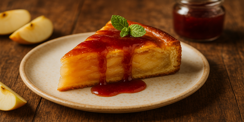 Modernized apple cake
