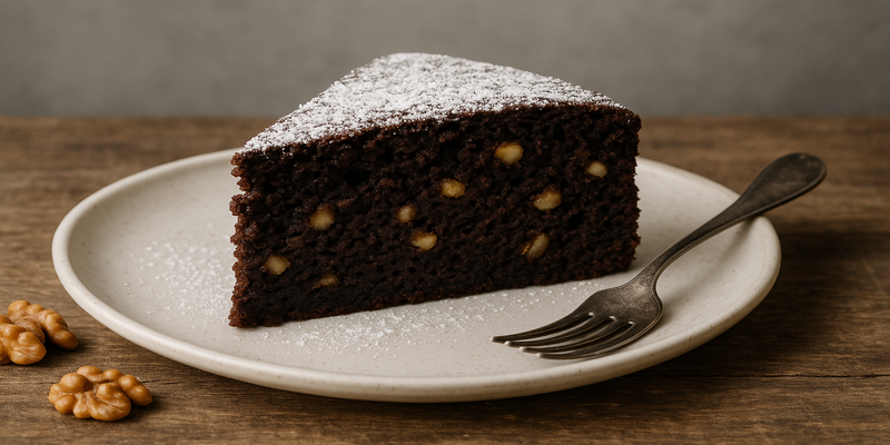 Chocolate Cake with Walnuts