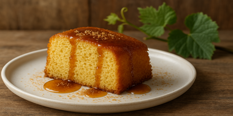 Soft Muscat wine cake