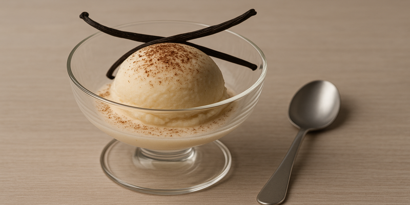 Vanilla and Cocoa Sorbet