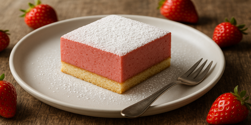 Frozen Strawberry Sacher Cake and Mousse